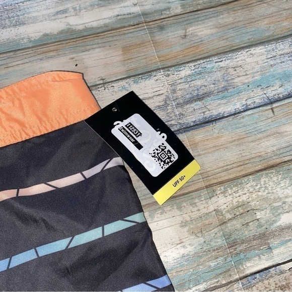 NWT Art Class Orange Banded Striped Shorts Husky - Picture 4 of 5